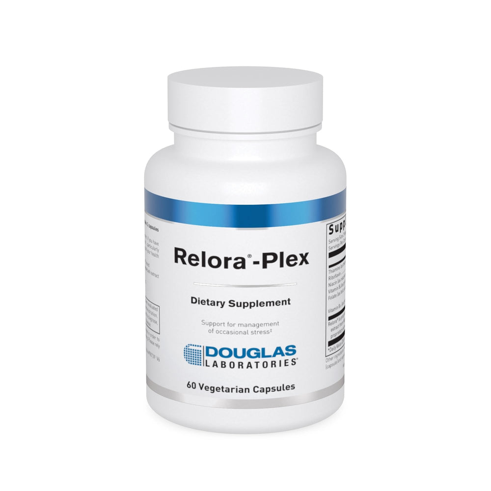 Douglas Laboratories Relora-Plex bottle with 60 vegetarian capsules