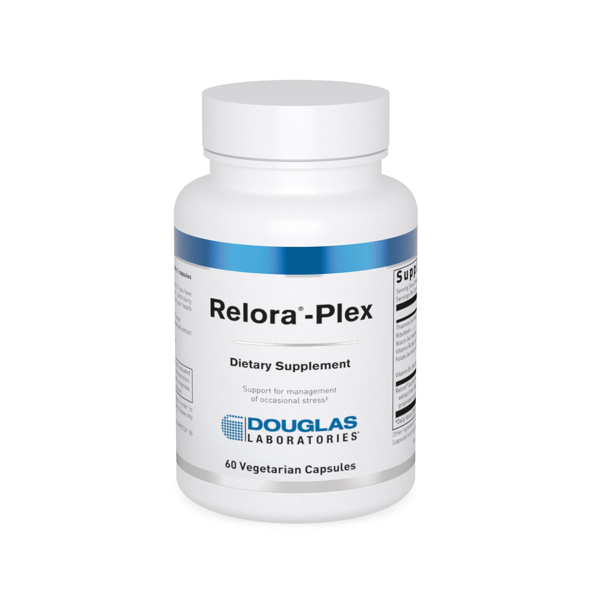 Douglas Laboratories Relora-Plex bottle with 60 vegetarian capsules