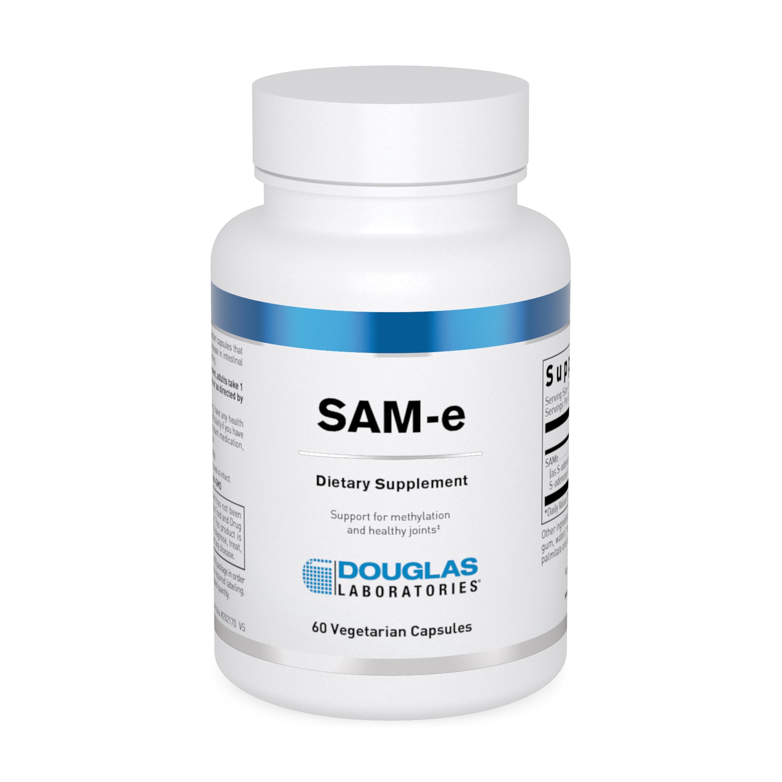 Bottle of Douglas Laboratories SAM-e 60 capsules