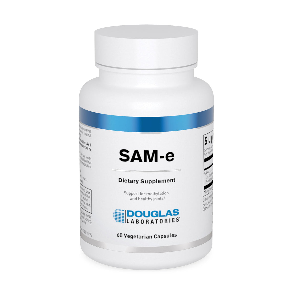 Bottle of Douglas Laboratories SAM-e 60 capsules