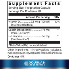 Sereniten Plus capsules bottle label close-up