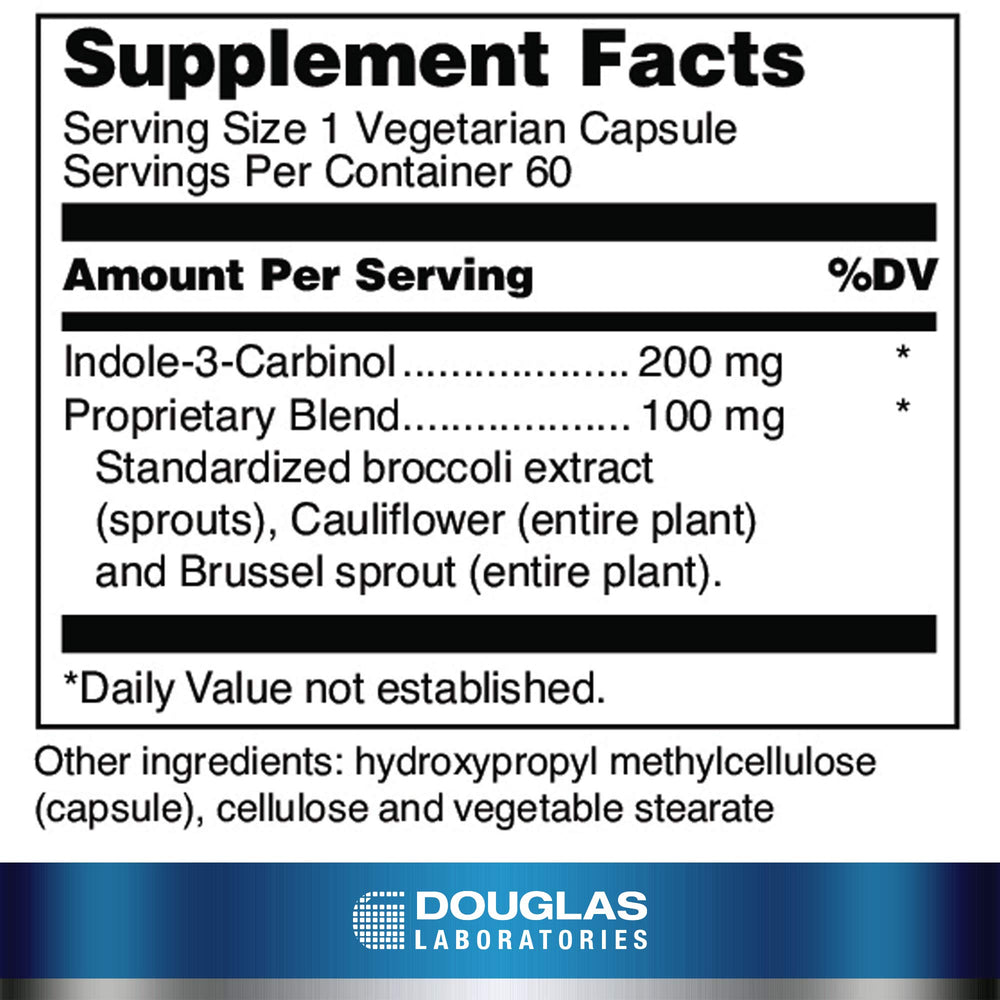 Douglas Laboratories Ultra I-3-C bottle back