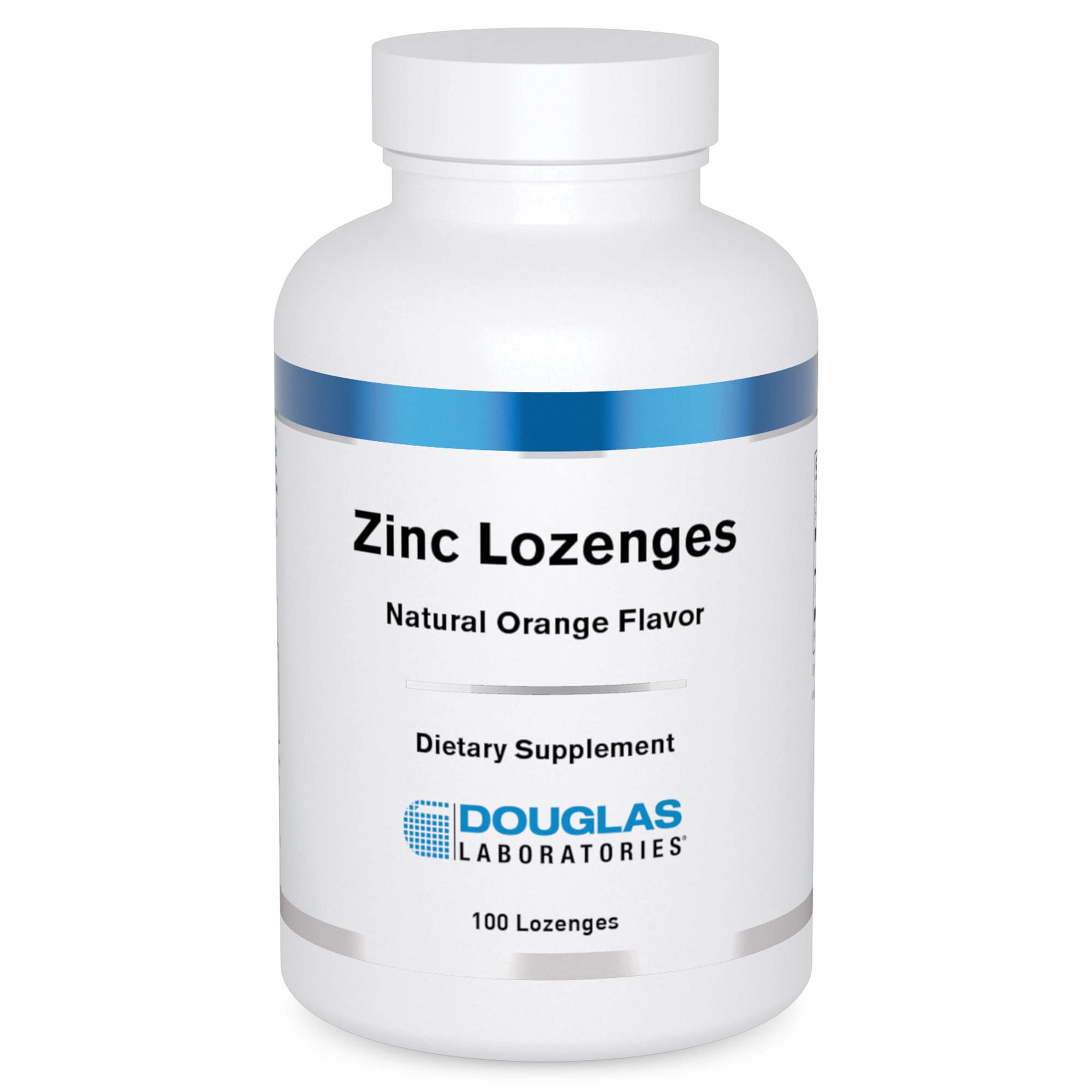 Douglas Laboratories Zinc Lozenges bottle with Immune Support label