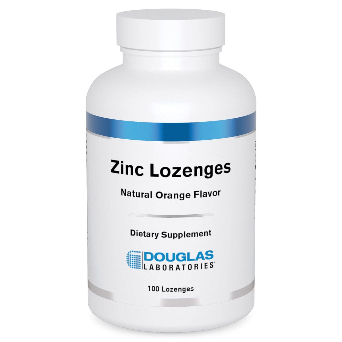 Douglas Laboratories Zinc Lozenges bottle with Immune Support label