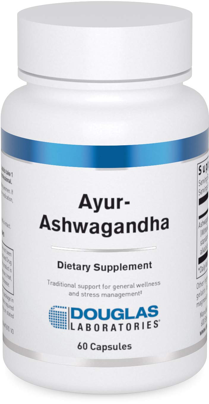 Douglas Laboratories Ayur-Ashwaganda 60-capsule bottle front view