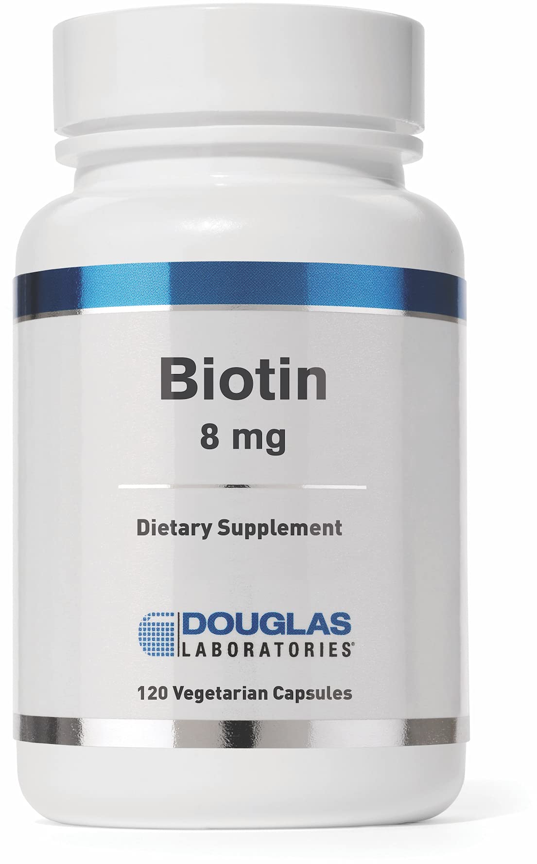 Douglas Laboratories Biotin 8 mg bottle front label