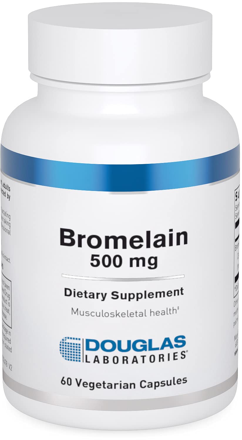 Douglas Laboratories Bromelain 500 mg bottle with 60 capsules