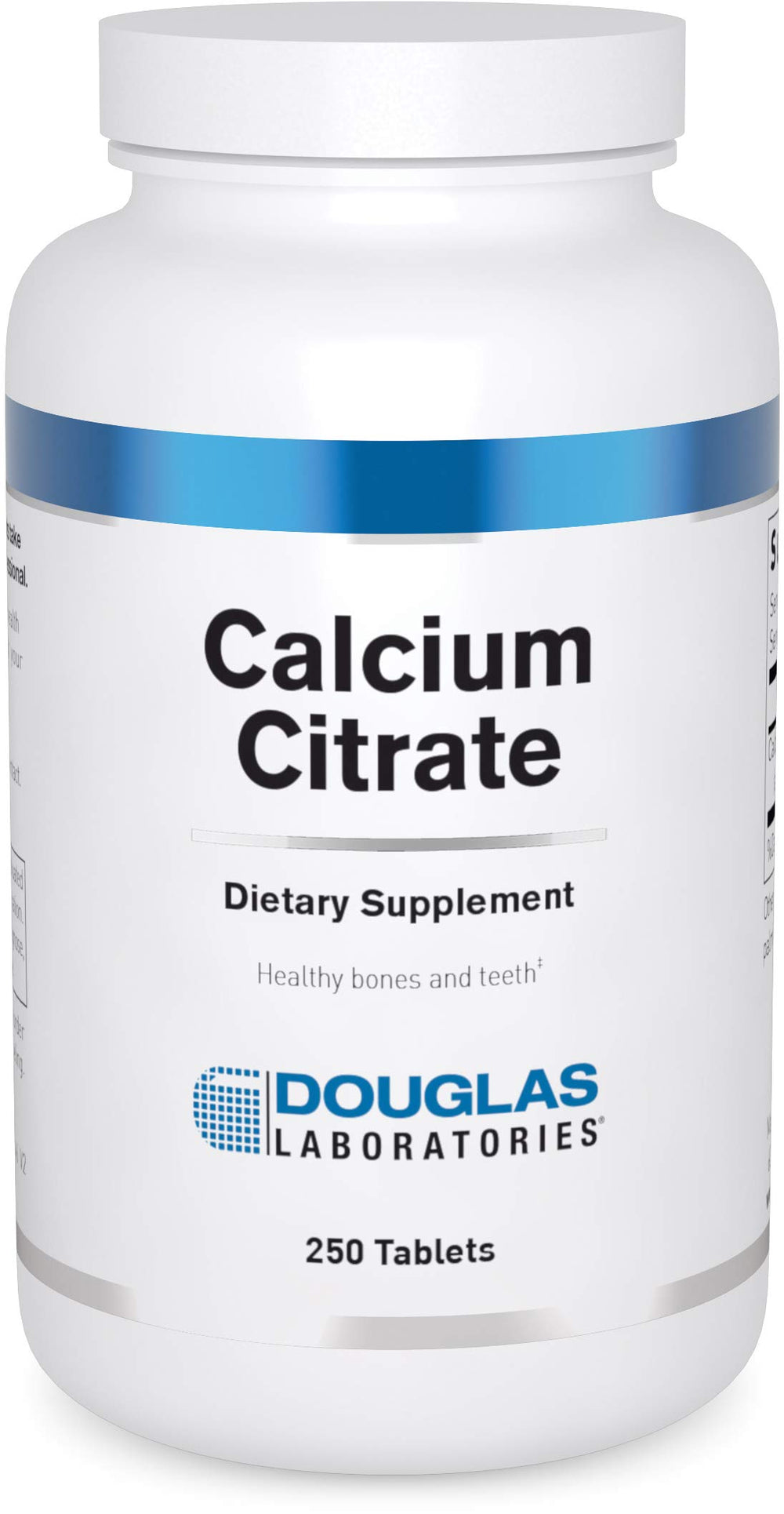 Douglas Laboratories Calcium Citrate bottle and label