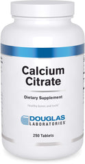 Douglas Laboratories Calcium Citrate bottle and label
