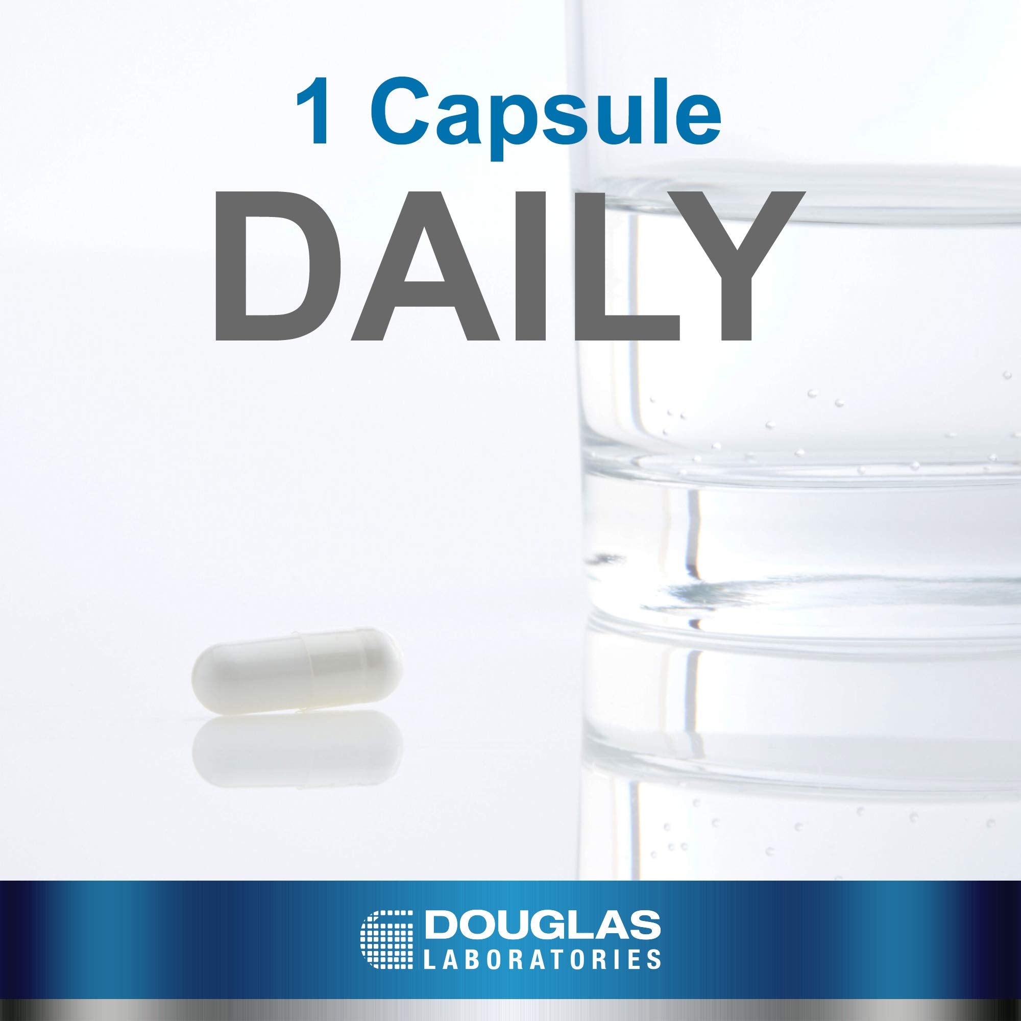 Choline Bitartrate capsules on white background