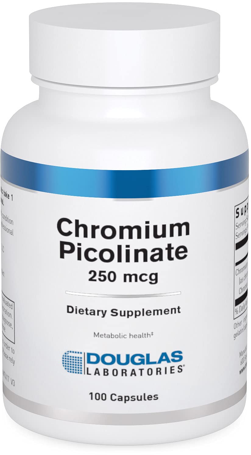 Douglas Laboratories Chromium Picolinate 250 mcg bottle front view