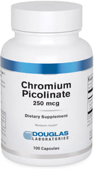Douglas Laboratories Chromium Picolinate 250 mcg bottle front view