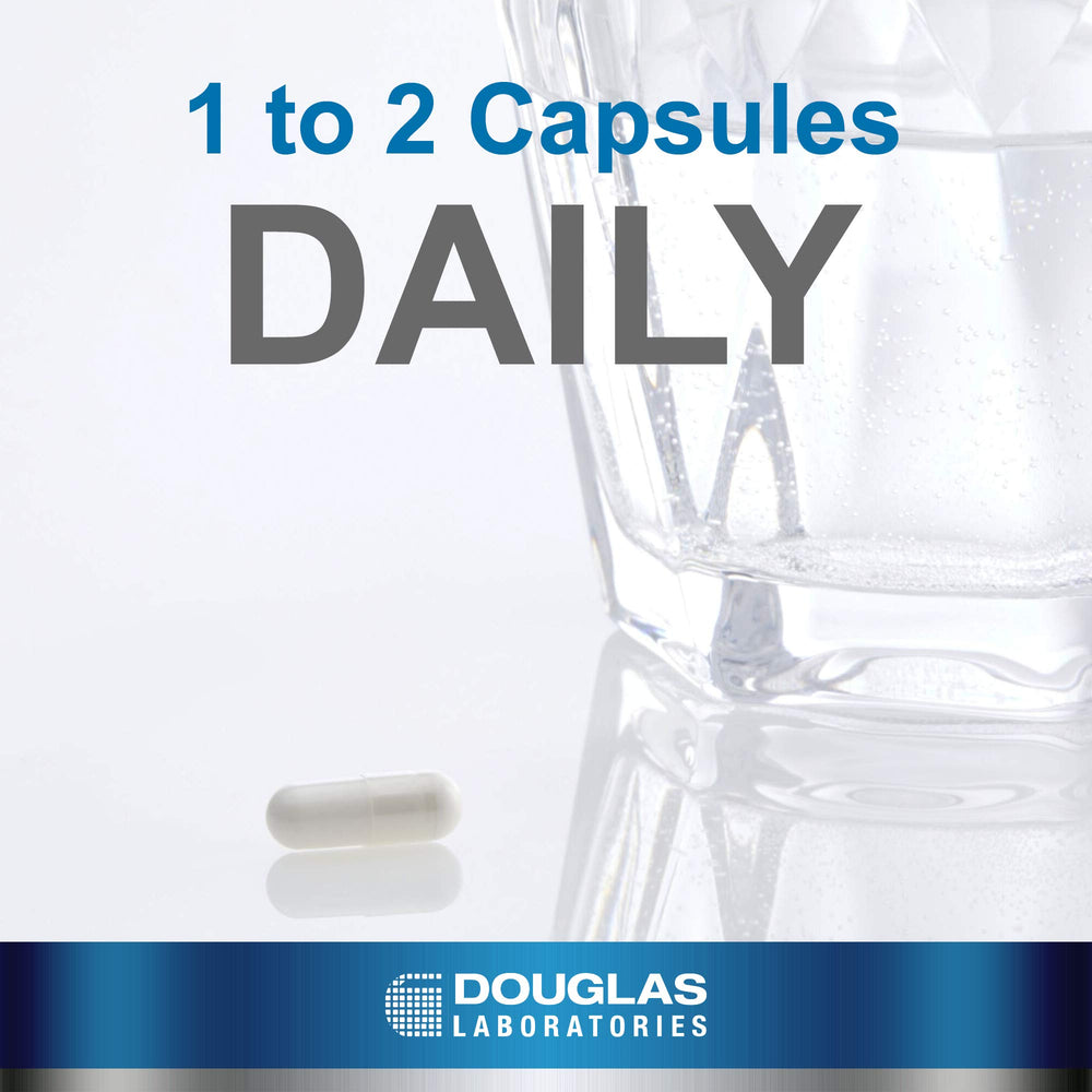 Douglas Laboratories DHEA 25 mg capsules bottle on white background