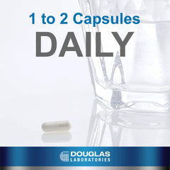 Douglas Laboratories DHEA 25 mg capsules bottle on white background