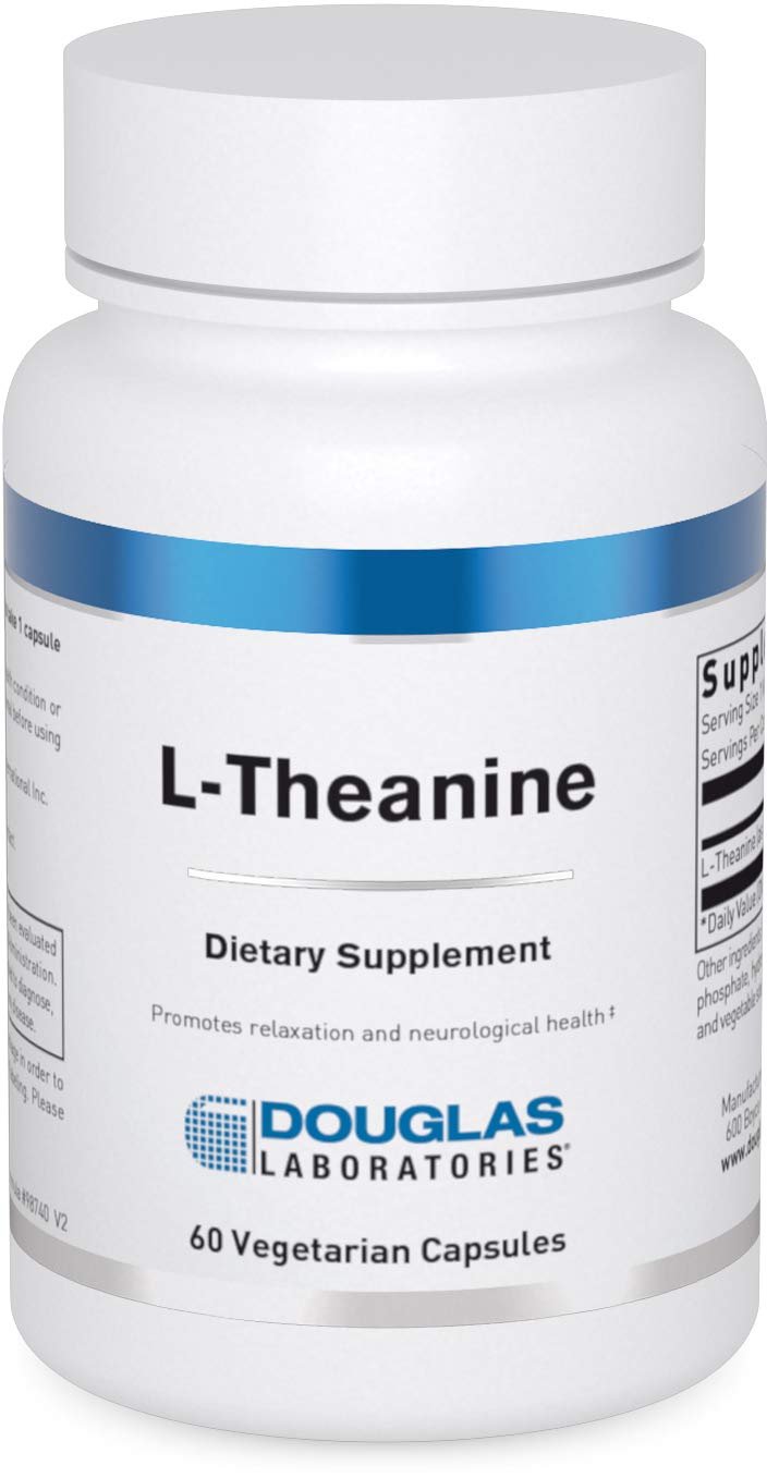 Bottle of Douglas Laboratories L-Theanine 60 capsules