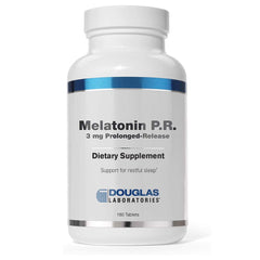 Front view of Douglas Laboratories Melatonin Prolonged Release 3 mg bottle
