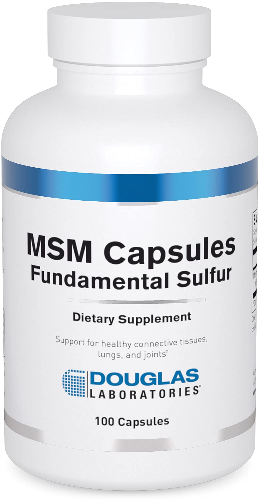 Douglas Laboratories MSM Capsules bottle front view
