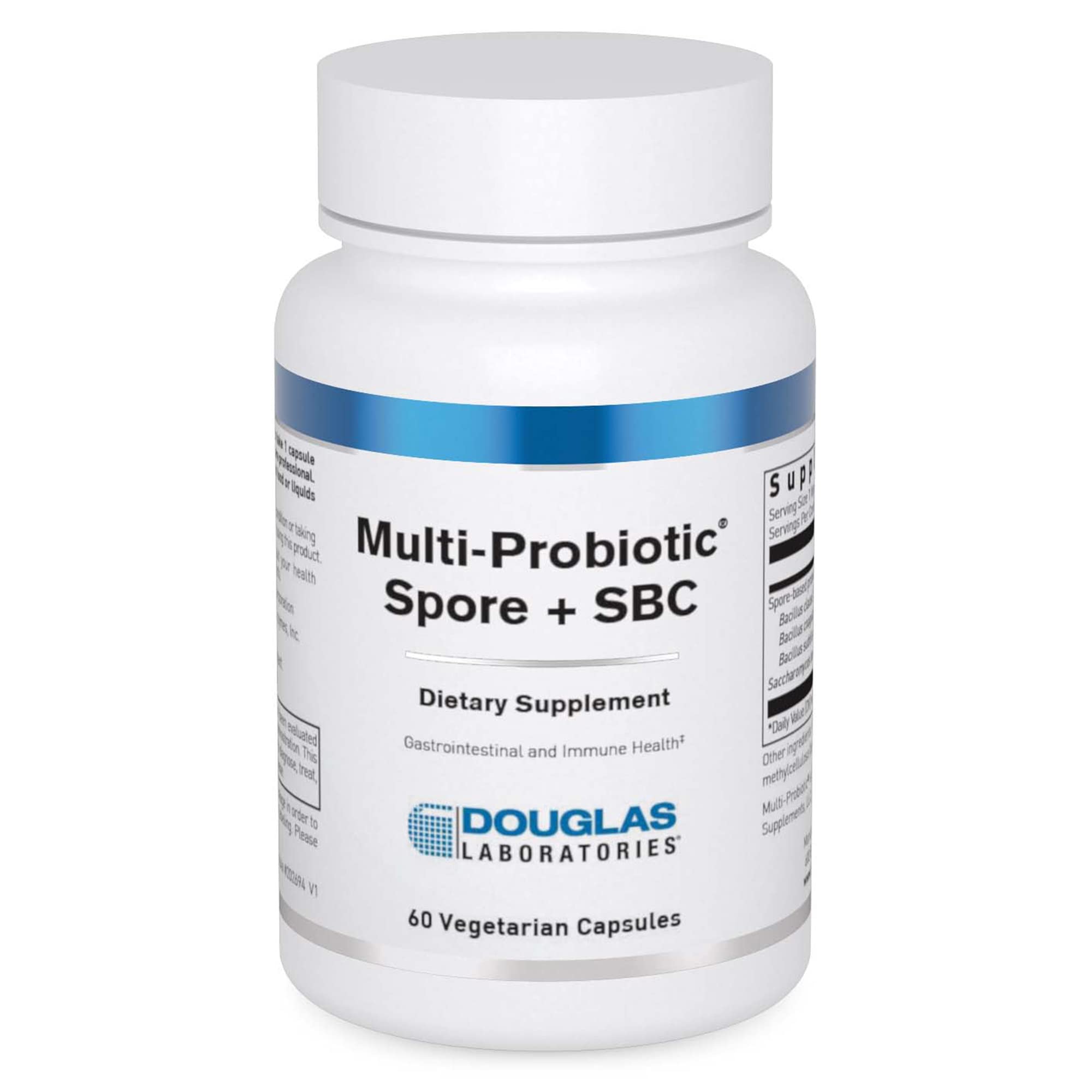 Douglas Laboratories Multi-Probiotic Spore + SBC bottle with 60 vegetarian capsules