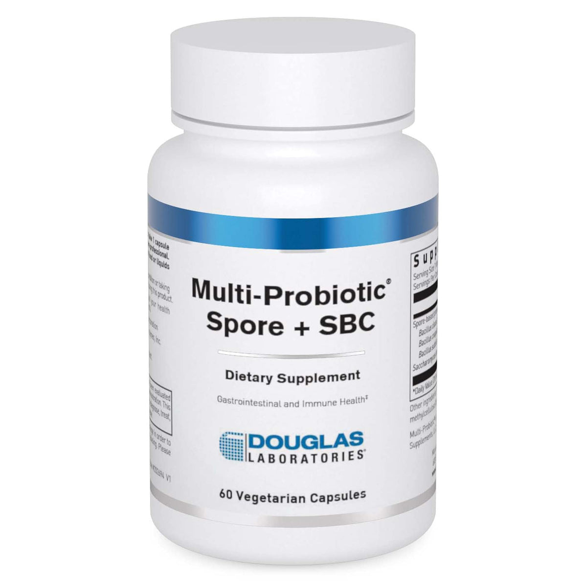 Douglas Laboratories Multi-Probiotic Spore + SBC bottle with 60 vegetarian capsules