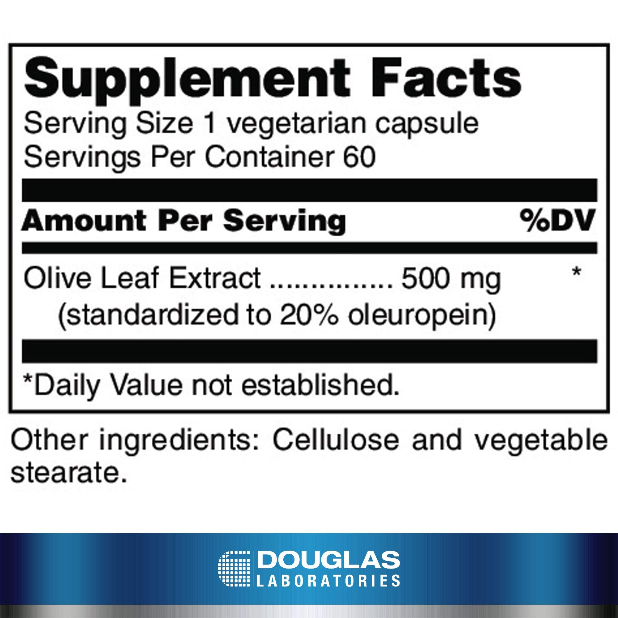 Close-up of Olive Leaf Extract capsules