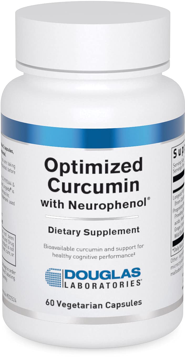 Douglas Laboratories Optimized Curcumin with Neurophenol bottle – 60 capsules