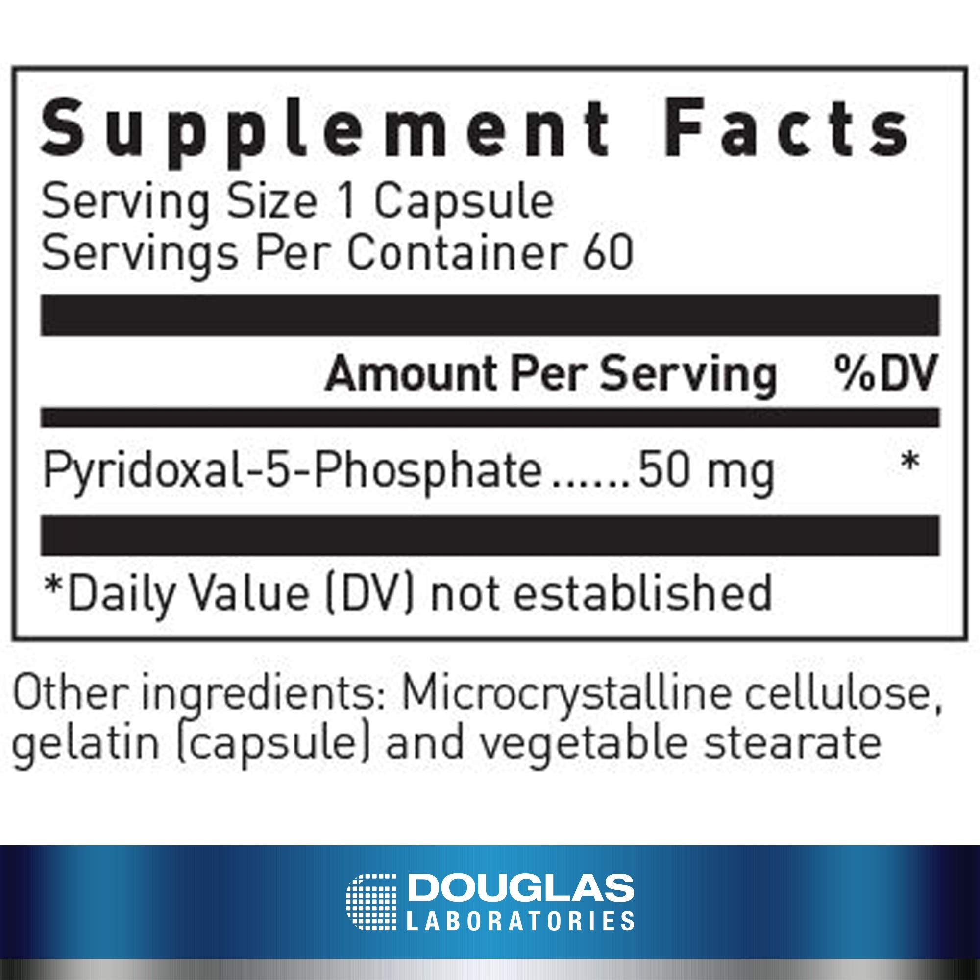 Close-up of Pyridoxal-5-Phosphate Vitamin B6 capsules