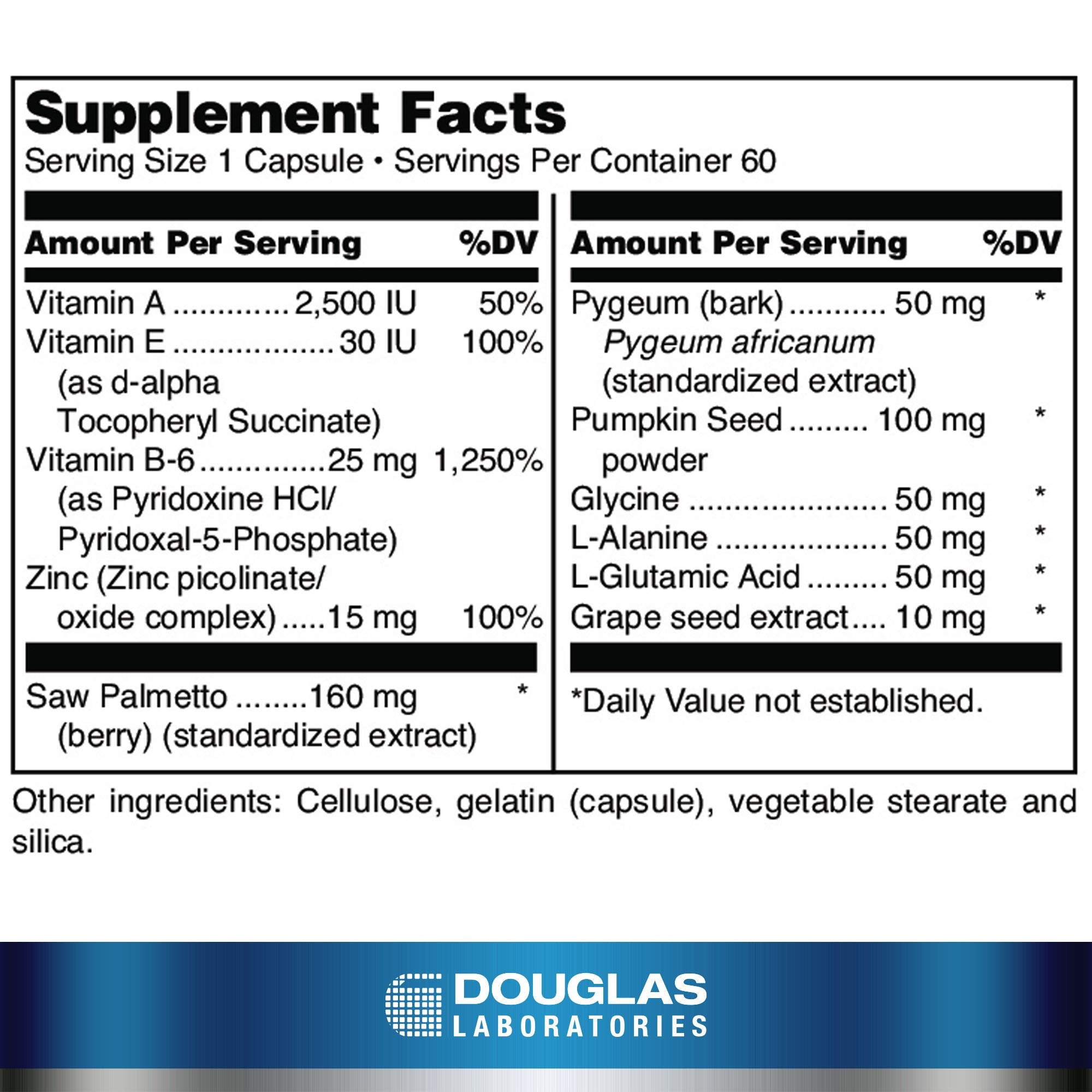 Ingredient overview for URO-Pro showing herbs and minerals
