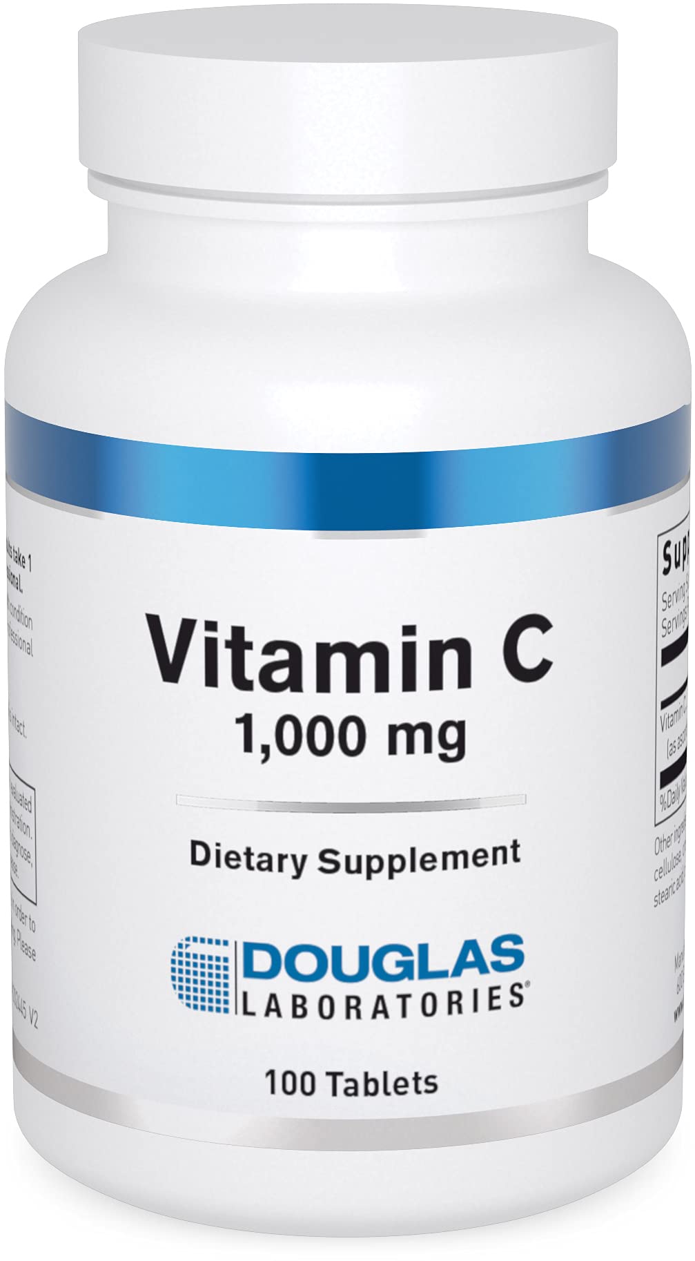 Hero image of Douglas Laboratories Vitamin C bottle containing 100 tablets