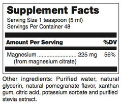 Douglas Laboratories Liquid Magnesium bottle - back label