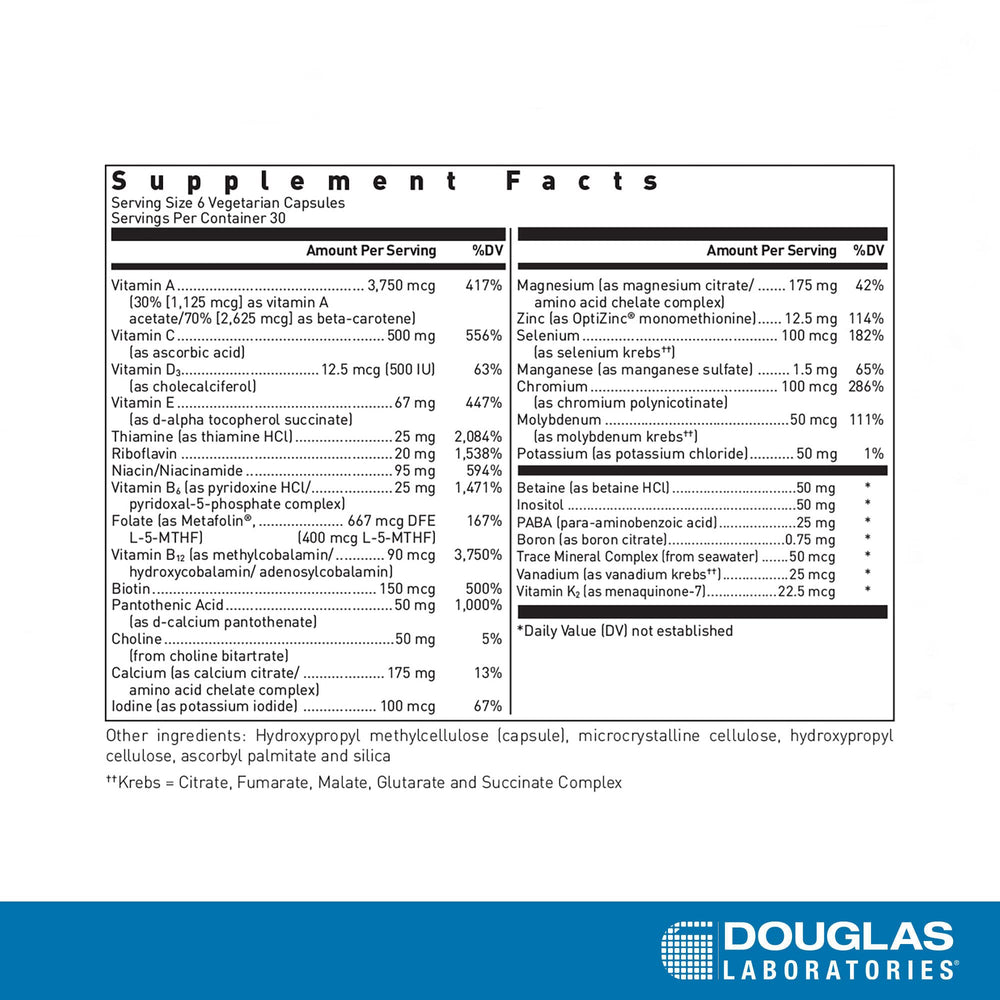 Close-up of Ultra Preventive III capsules