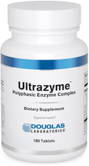 Douglas Laboratories Ultrazyme bottle with 180 tablets