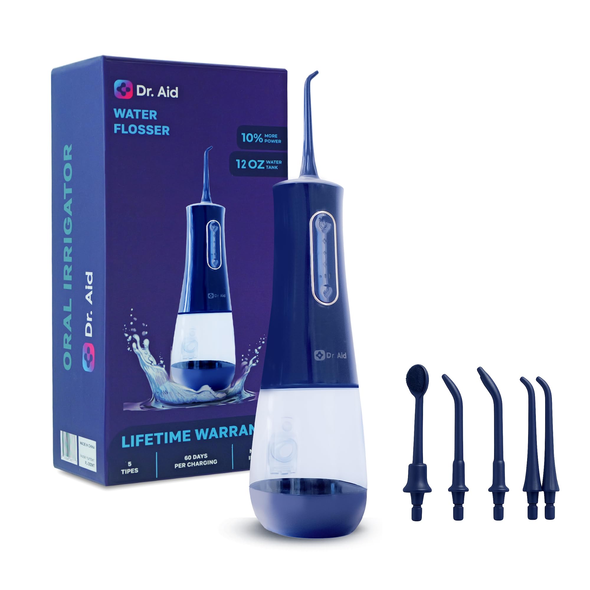 Dr. Aid Water Flosser blue main image
