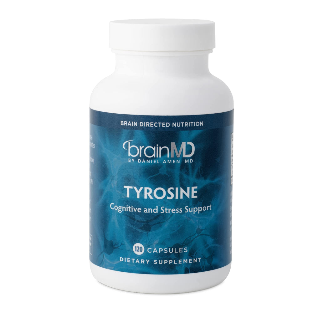 Dr Amen BrainMD Tyrosine 120 capsules label