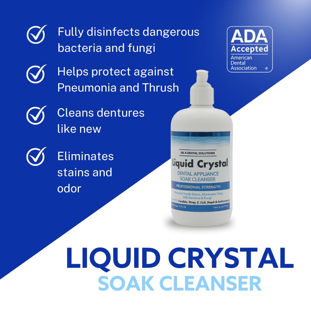Using Liquid Crystal Soak Cleanser step-by-step