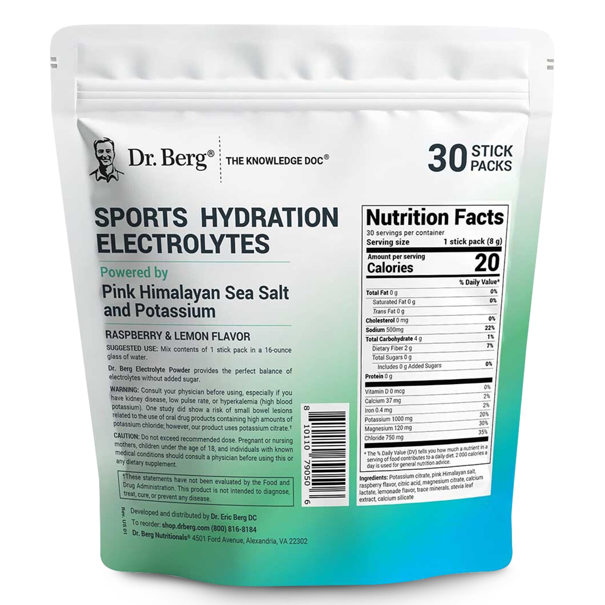 Nutrition info: 1000 mg potassium and 500 mg sodium per serving