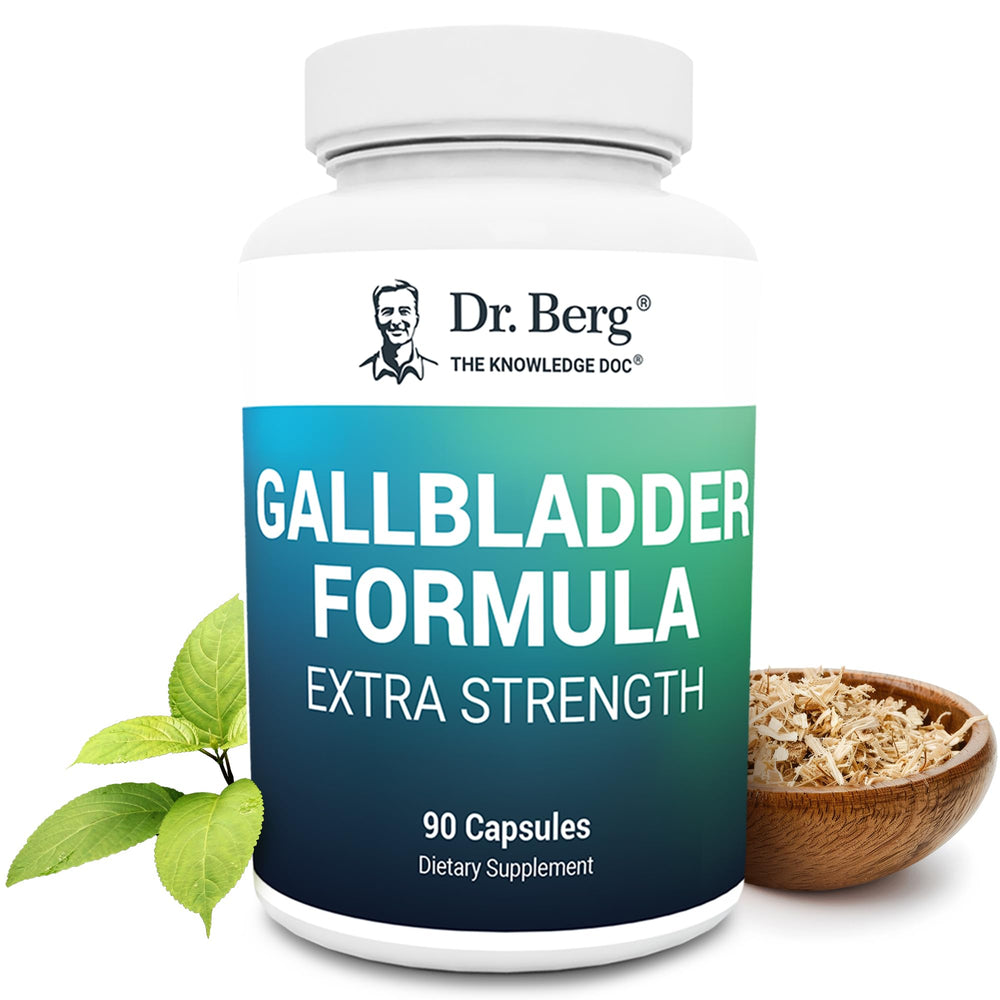 Dr. Berg Gallbladder Formula Extra Strength bottle and label