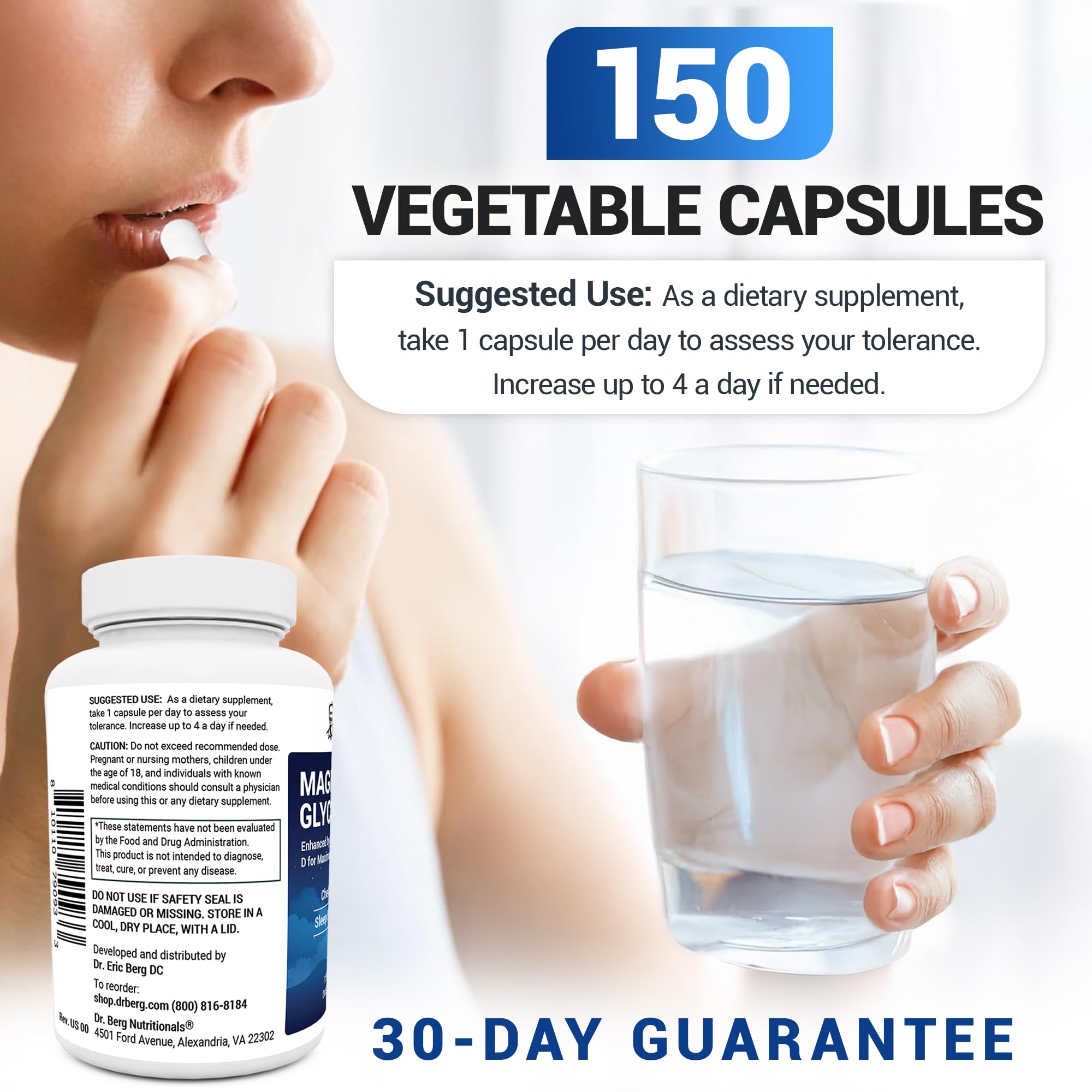 Pure and potent ingredients for magnesium glycinate