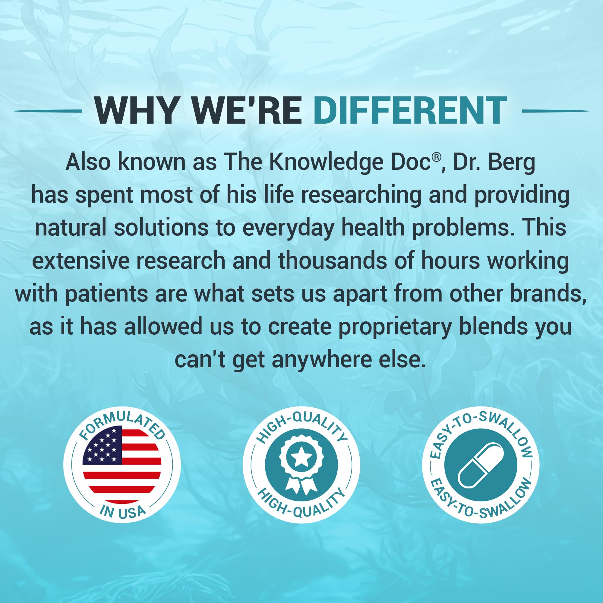 Dr. Berg Sea Kelp Iodine capsule usage