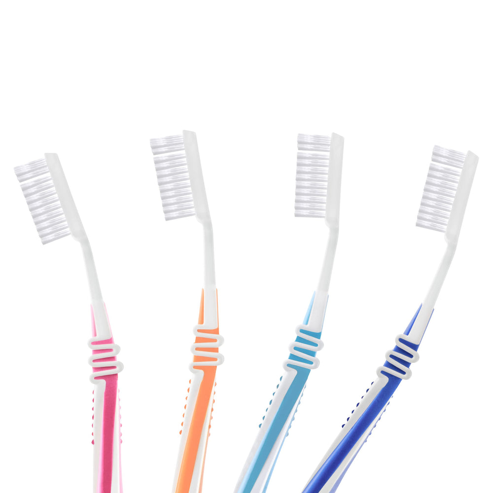 Close-up of suspension system on Dr. Best toothbrush