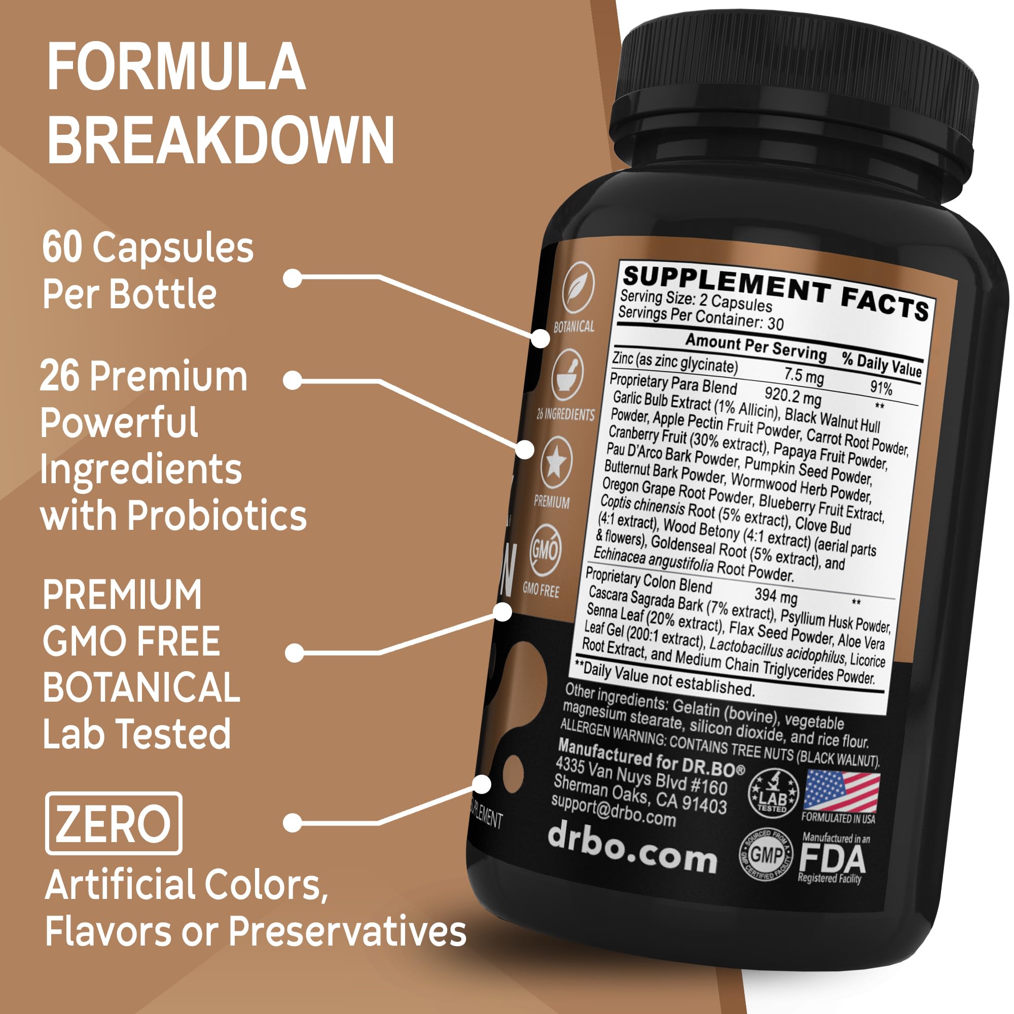 DR. BO daily-use packaging suggests simple routine for gut care