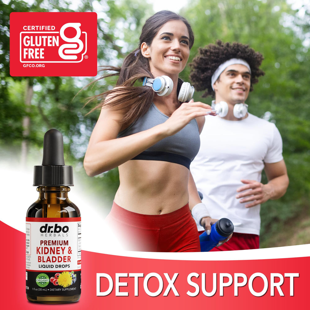 DR. BO Kidney Support Drops dropper enables convenient daily dosing.