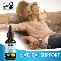 DR. BO mullein drops closeup showing herbal lung cleanse formula.