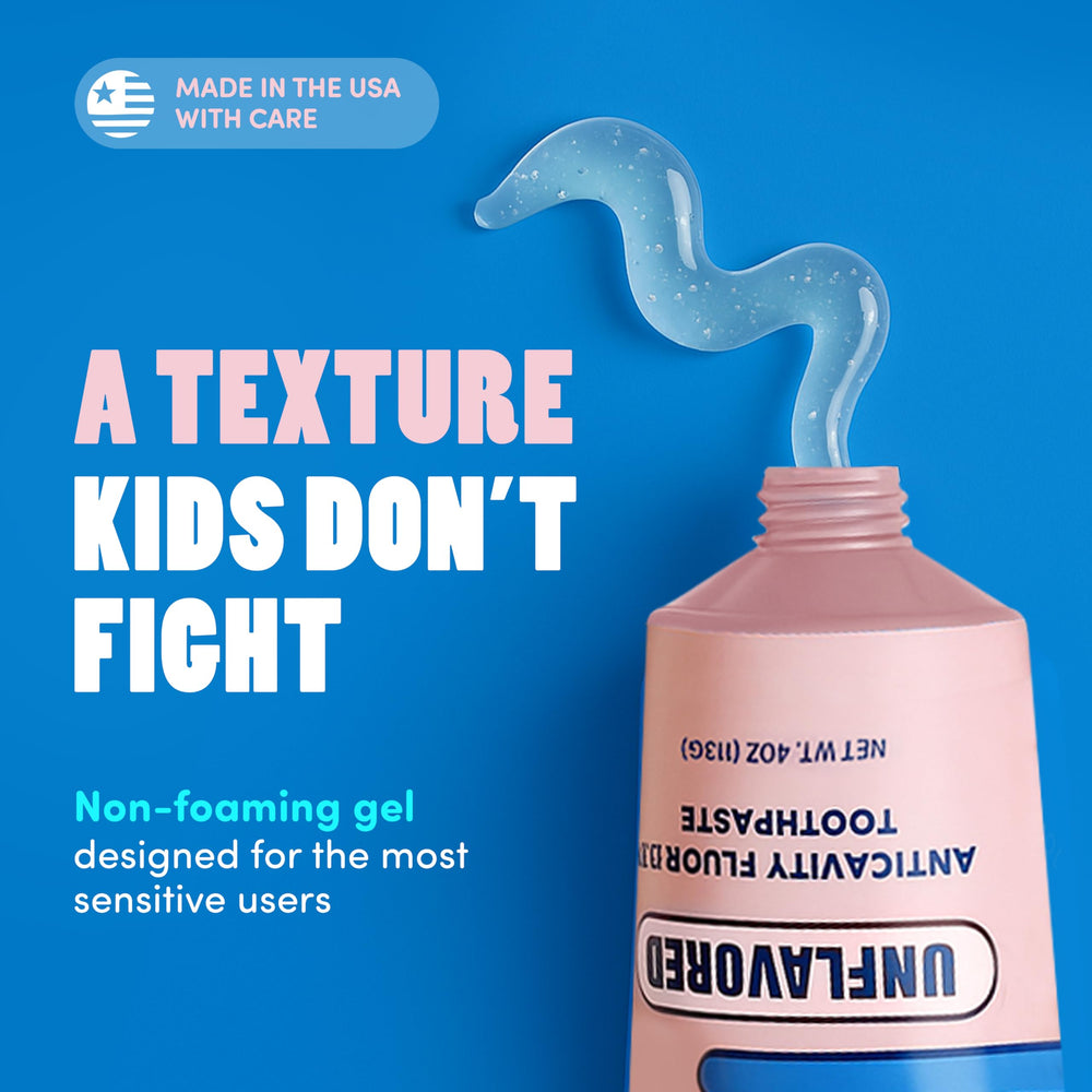 Made in the USA with pediatric dentist input