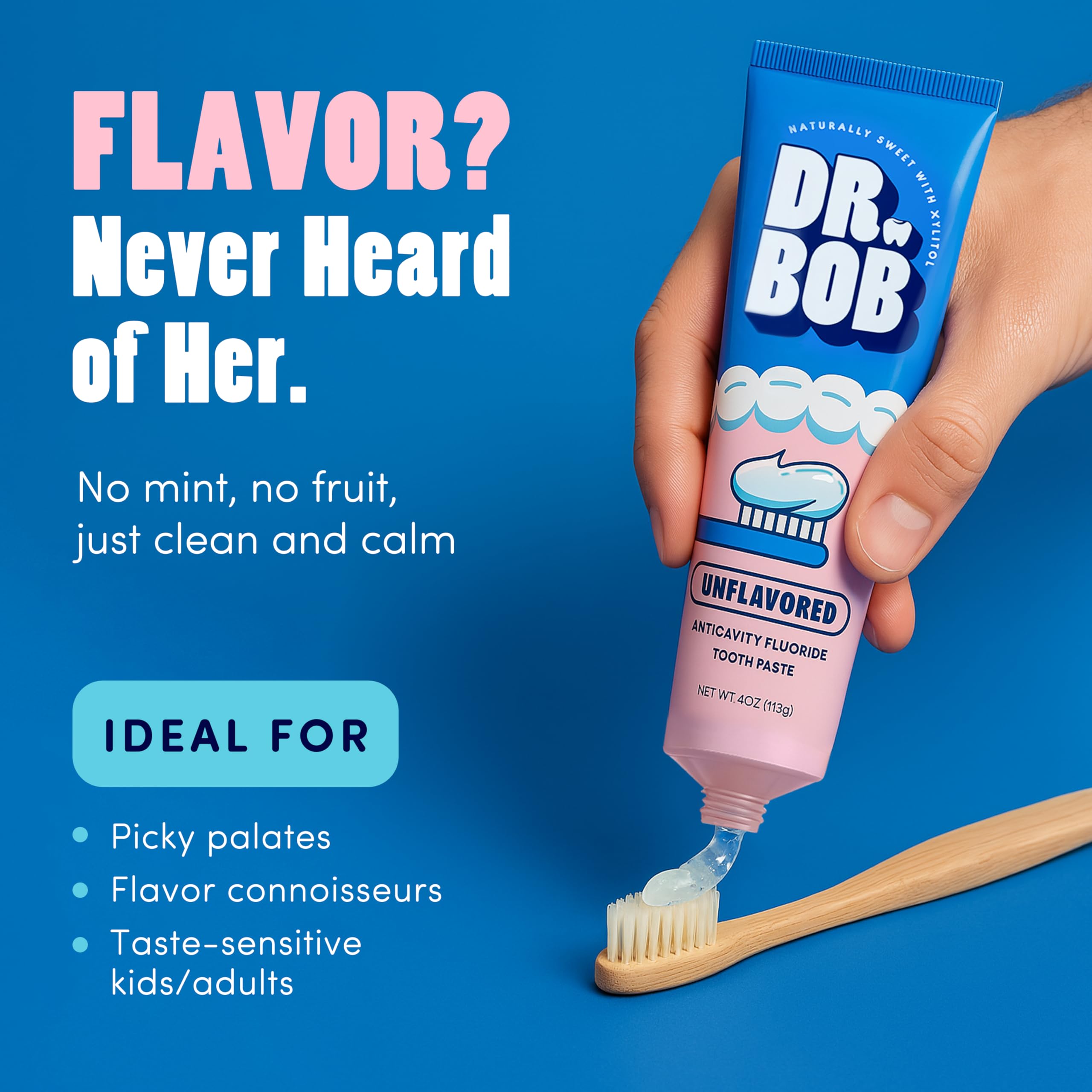 Xylitol and fluoride for natural oral care