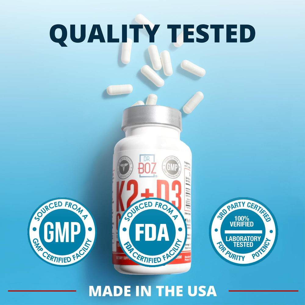 Made in USA quality tested badge on packaging