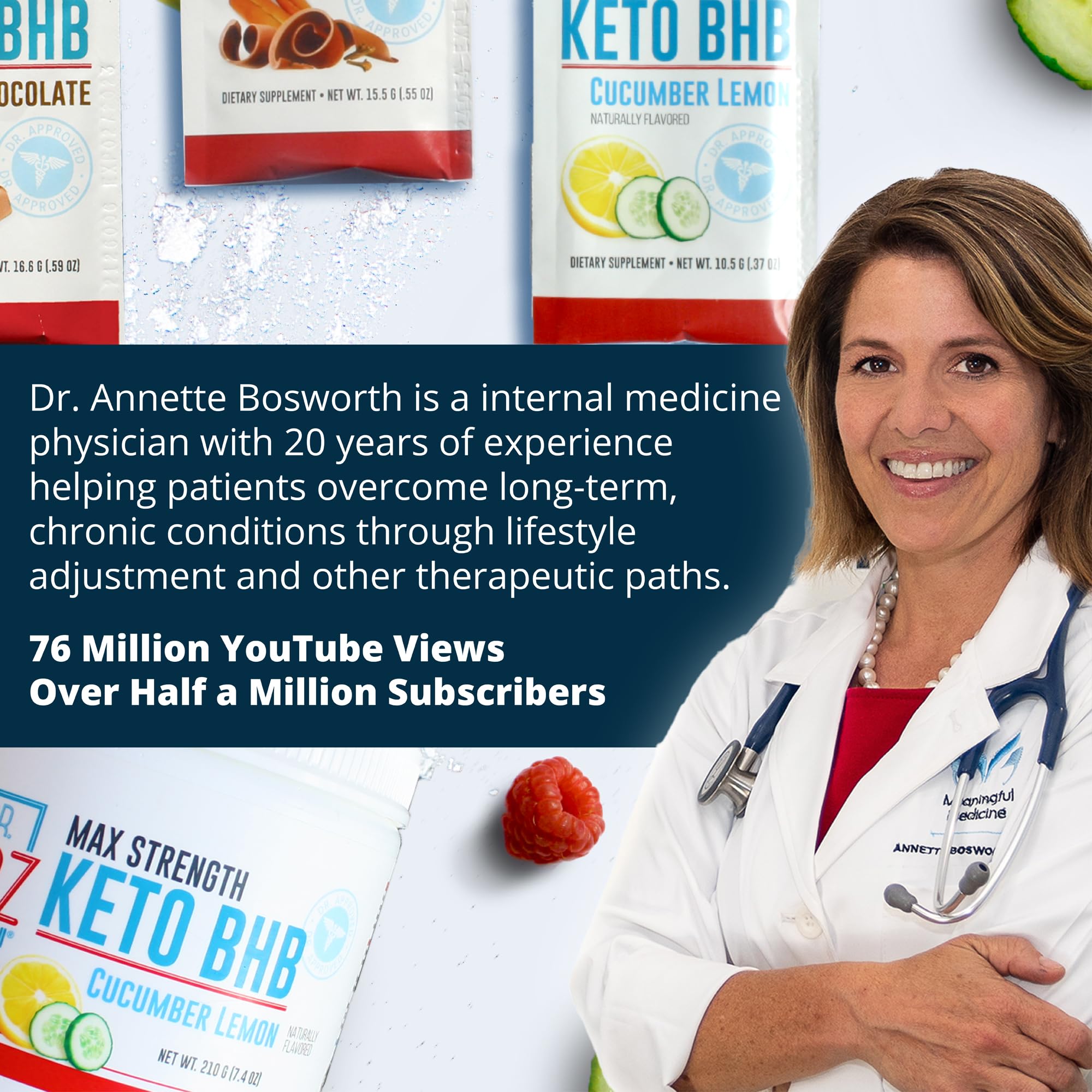 Wellness lifestyle shot featuring Dr. Boz K2+D3 capsules