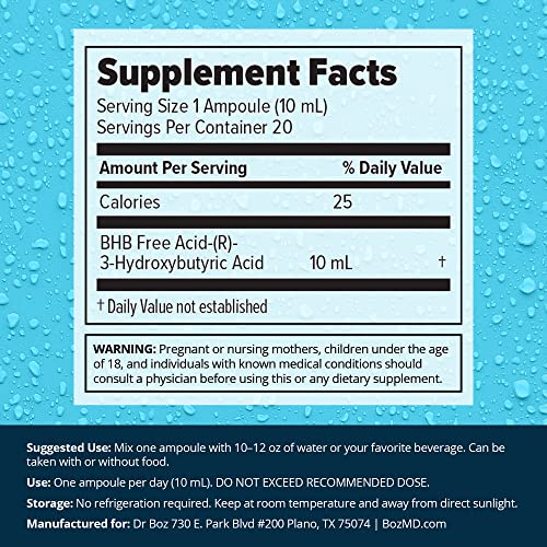 On-the-go ketones packets for keto support