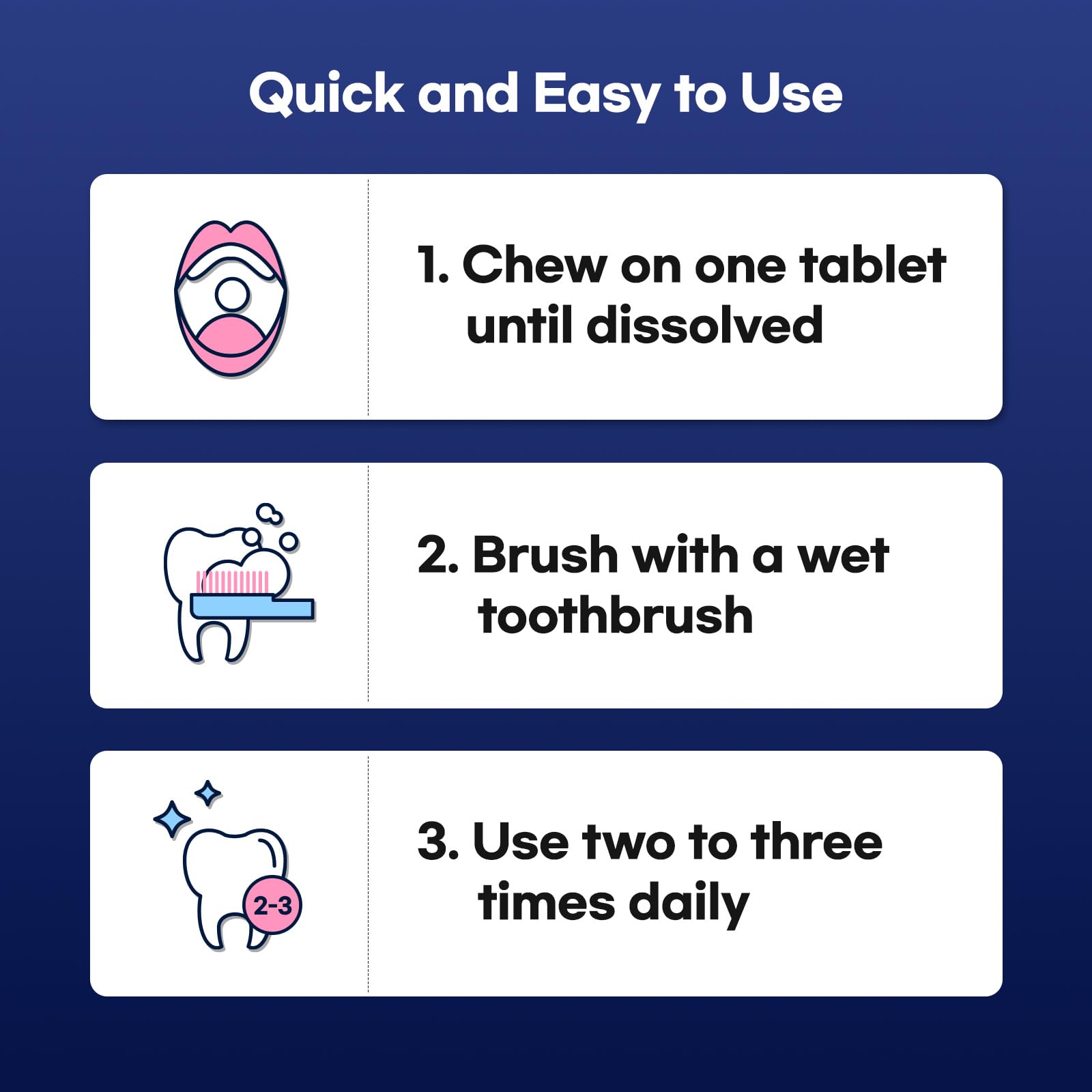 Travel-ready compact toothpaste tablets