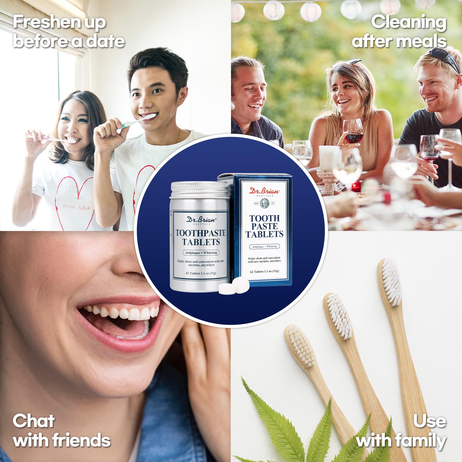 Mint-scented refreshing mouth rinse and breath
