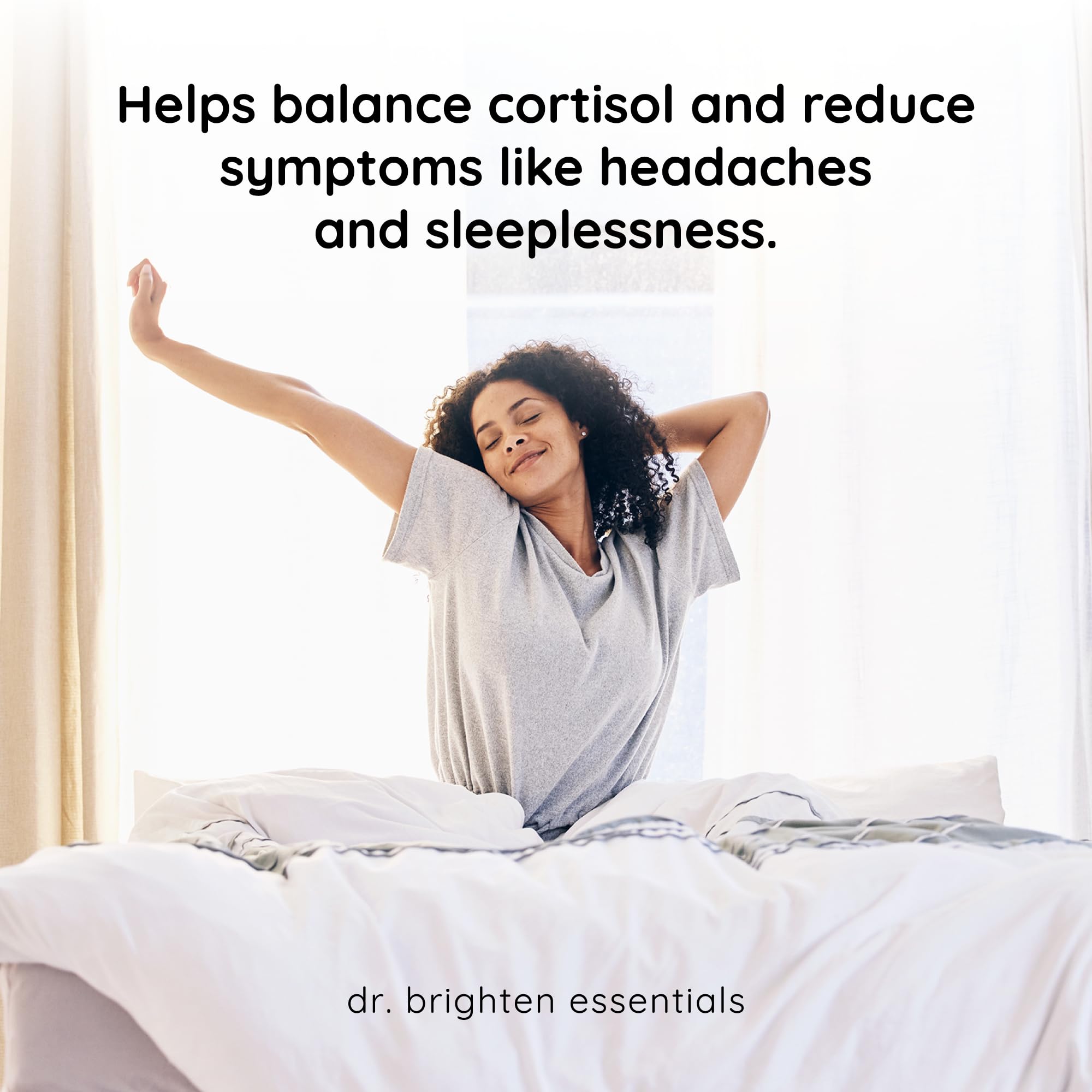 Adrenal Support capsules displayed with a glass of water